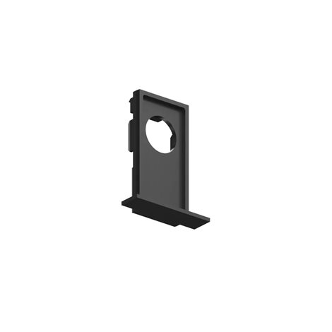EGO END CAP RECESSED TRIM CON FORO BK 1
