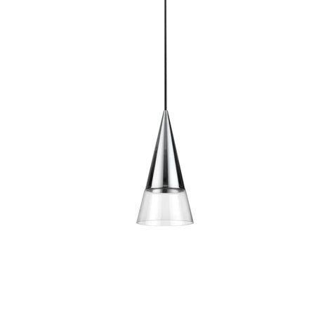 CONO SP1 závěsné svítidlo, GU10 max 1 x 28W, IP20, chromové 1