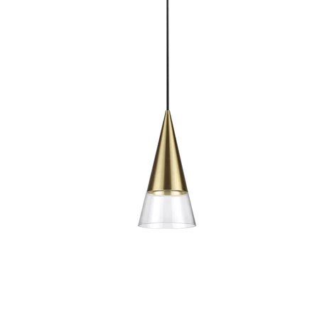 CONO SP1 závěsné svítidlo, GU10 max 1 x 28W, IP20, mosazné 1