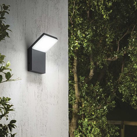 STYLE AP venkovní nástěnné LED svítidlo 9W 1100lm 4000K IP54, šedé 2