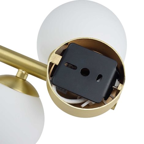 PERLAGE AP3 nástěnné svítidlo 3x G9 LED 3W 370lm 3000K 24cm IP20, jantarové 3
