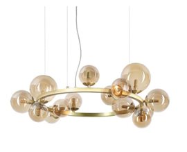 PERLAGE SP14 závěsné svítidlo 14x G9 LED 3W 370lm 3000K 85cm IP20, jantarové