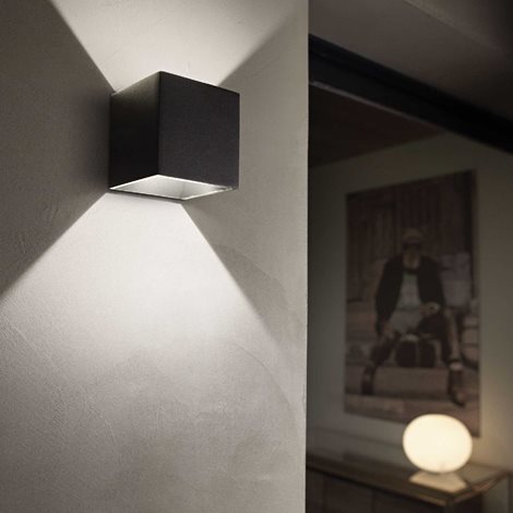 RUBIK AP1 venkovní nástěnné LED svítidlo 8,5W 730lm 4000K IP54, šedé 2