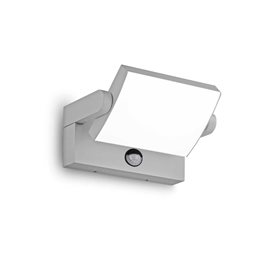 SWIPE AP venkovní nástěnné LED svítidlo se senzorem 21W 2000lm 3000K 21,2cm IP54, šedé