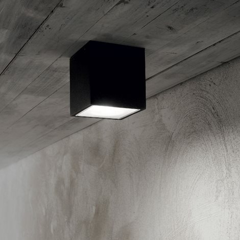 TECHO PL1 SMALL GRIGIO Venkovní stropní svítidlo 1xGU10 IP54 šedá 2