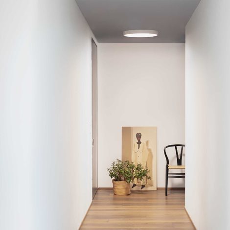 RAY PL D60 přisazené LED  svítidlo 44W 6850lm 3000K/4000K 60cm kulaté IP20, černé 2