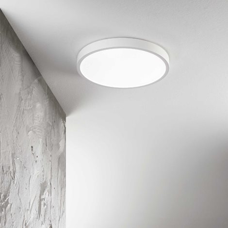 RAY PL D60 přisazené LED  svítidlo 44W 6850lm 3000K/4000K 60cm kulaté IP20, bílé 3