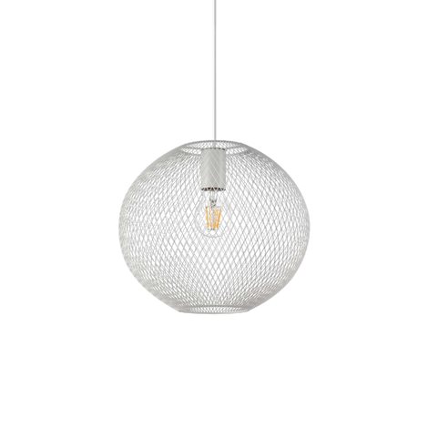 NET SP1 závěsné svítidlo 1x E27 42W bez zdroje 29,5cm IP20, bílé