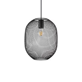 NET SP1 závěsné svítidlo 1x E27 42W bez zdroje 24,5cm IP20, černé