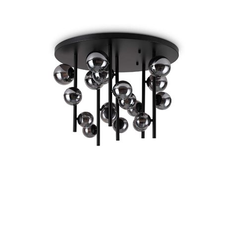 PERLAGE PL18 stropní svítidlo 18x G9 LED 3W 370lm 3000K 75cm IP20, černé