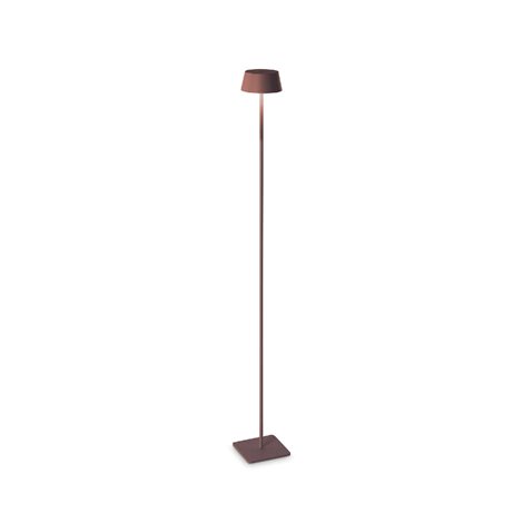 PURE PT venkovní dobíjecí stojací lampa LED 1,5W 230lm 3000K 115cm IP54, hnědé