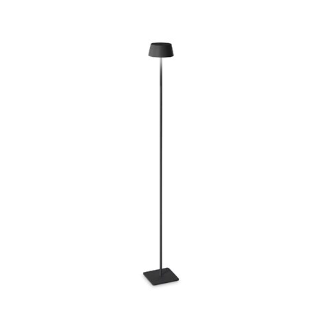 PURE PT venkovní dobíjecí stojací lampa LED 1,5W 230lm 3000K 115cm IP54, černé