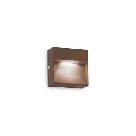 DEDRA AP BIG COFFEE LED venkovní nástěnné svítidlo 1,5W 160lm 3000K IP65 kávová