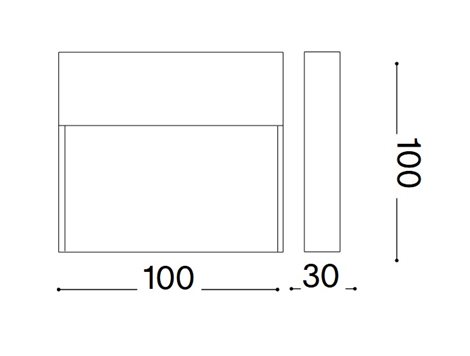 DEDRA AP BIG BIANCO LED venkovní nástěnné svítidlo 1,5W 160lm 3000K IP65 bílé 2