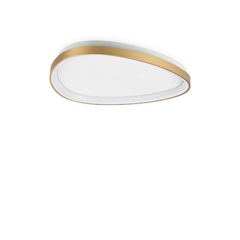 GEMINI PL přisazené LED svítidlo 27W 3650lm 3000K Dali/Push 61cm IP20, mosaz
