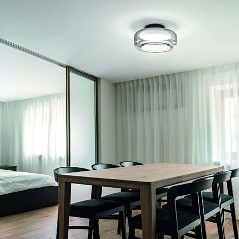 TOPICO PL D35 stropní svítidlo, LED 19W, 1850lm, 3000K, IP20, kouřové 2