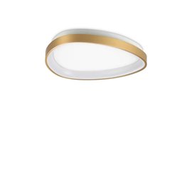 GEMINI PL D042 ON-OFF 2700K stropní svítidlo, LED 24W, 2300lm, 2700K, IP20, mosazné