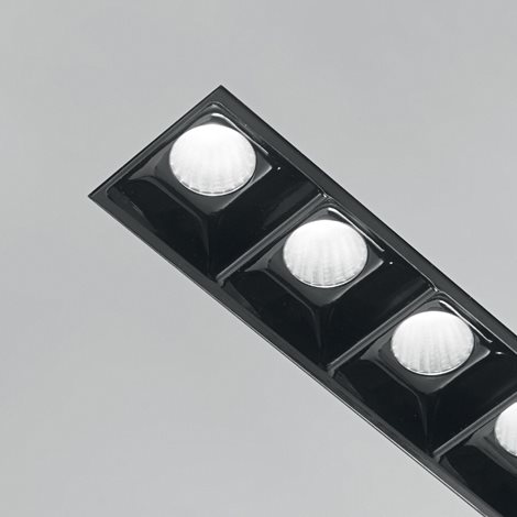 LIKA FI TRIMLESS 12W 2700K vestavné svítidlo, LED 12W, 850lm, 2700K, IP20, černé 2