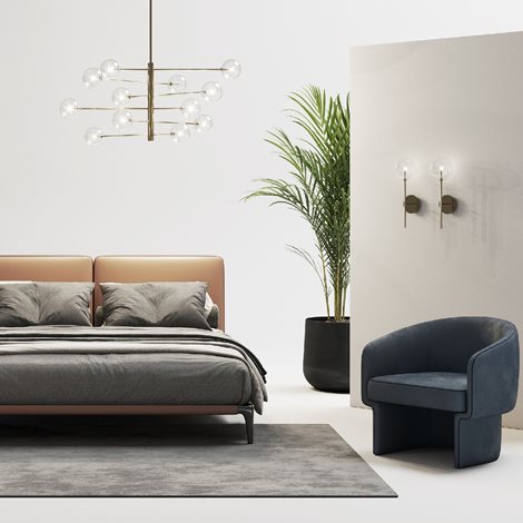 EQUINOXE AP1 nástěnné svítidlo, G4 max 1 x 2W, IP20, stínované kouřové 4