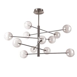 EQUINOXE SP12 závěsné svítidlo, G4 max 12 x 2W, IP20, stínované kouřové