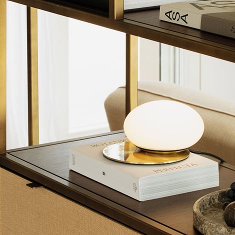 NINFEA TL1 stolní lampa, GX53 max 1 x 15W, IP20, mosazná 2