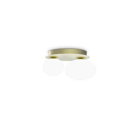 NINFEA AP2 stropní svítidlo, GX53 max 2 x 4W, IP20, mosazné