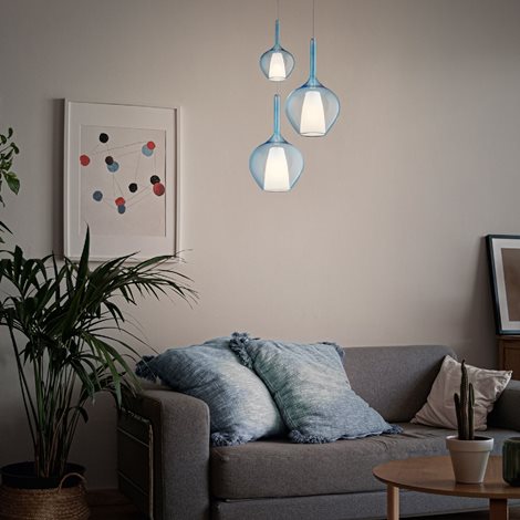 Závěsné svítidlo KALIQUE SP1-2 D28 E27 max 1 x 42W IP20 modré 2