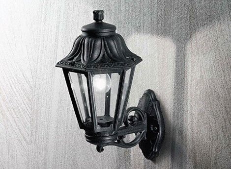 DAFNE AP1 BIG venkovní nástěnné svítidlo 1x E27 23W bez zdroje IP55 45cm, černé 2
