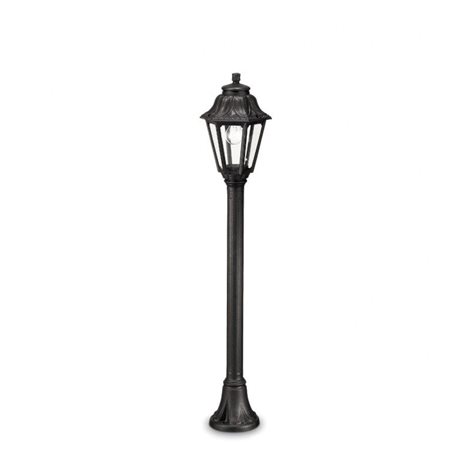DAFNE PT1 venkovní sloupkové svítidlo 1x E27 23W bez zdroje 110cm IP55, černé 1