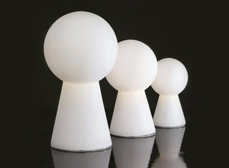 BIRILLO TL1 stolní lampa 1xE27 60W bez zdroje 30cm IP20, bílá 3