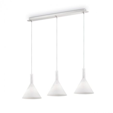 COCKTAIL SP3 závěsné svítidlo 3x E14 40W bez zdroje 82cm IP20, bílé 4
