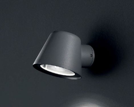 GAS AP1 venkovní nástěnné svítidlo 1x GU10 28W bez zdroje IP43, antracitové 2