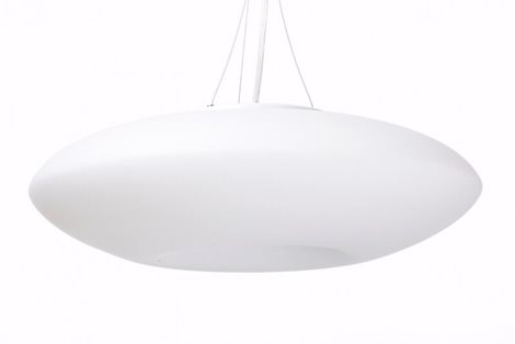 GLORY SP3 závěsné svítidlo 3x E27 60W bez zdroje 40cm IP20, bílé sklo 1