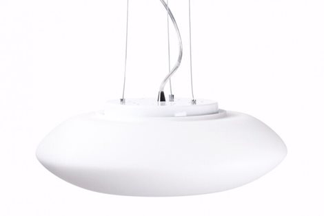 GLORY SP3 závěsné svítidlo 3x E27 60W bez zdroje 40cm IP20, bílé sklo 3