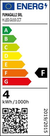 ELIO AP1 venkovní nástěnné svítidlo 1x GU10 LED 3,5W 400lm 4000K IP66, černé 2