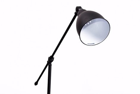 NEWTON PT1 stojací lampa 1x E27 60W bez zdroje 150cm, černá 5