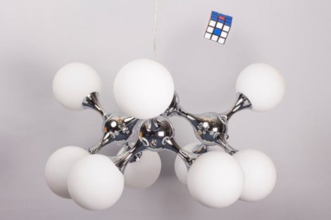 NODI SP9 závěsné svítidlo 9x E14 40W bez zdroje 88cm IP20, bílé 3