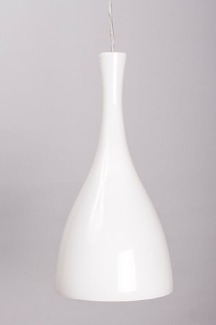 OLIMPIA SP1 závěsné svítidlo 1x E27 60W bez zdroje 20cm IP20, bílé 5