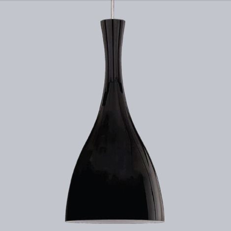 OLIMPIA SP1 závěsné svítidlo 1x E27 60W bez zdroje 20cm IP20, černé 5