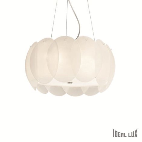 OVALINO SP5 závěsné svítidlo 5x E27 60W bez zdroje 44cm IP20, bílé 5