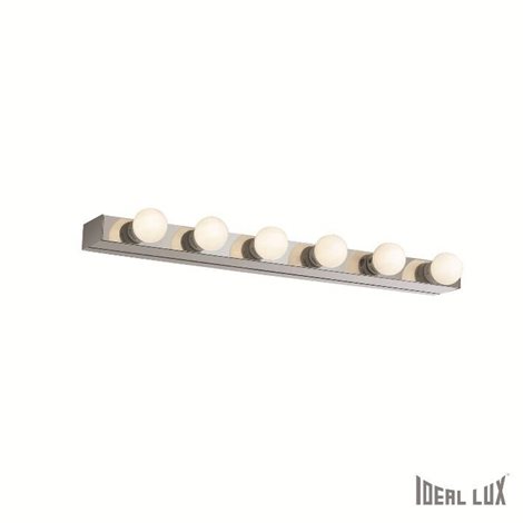 PRIVE' AP6 nástěnné svítidlo 6x E14 40W bez zdroje 60,5cm IP20, chromové 3