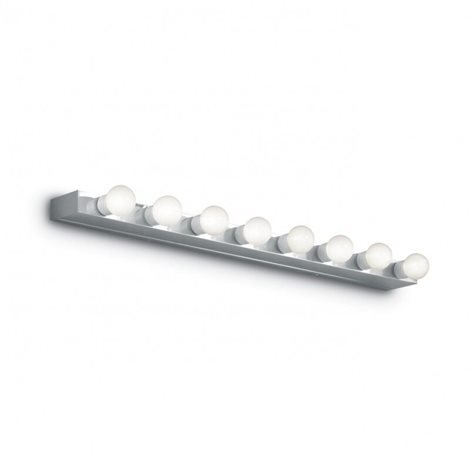 PRIVE' AP8 nástěnné svítidlo 8x E14 40W bez zdroje 80,5cm IP20, chromové 5