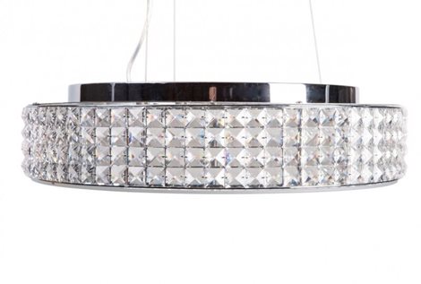 ROMA SP9 stropní závěsné svítidlo 9x G9 LED 3W 370lm 3000K 50cm IP20, chromové 3