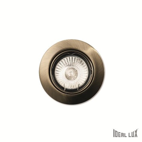 SWING podhledové svítidlo 1x GU10 50W bez zdroje 8,2cm IP20, mosazné
