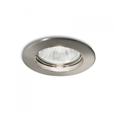 JAZZ podhledové svítidlo 1x GU10 50W bez zdroje 7,3cm IP20, niklové 2