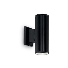 BASE AP2 venkovní nástěnné svítidlo 2x GU10 28W bez zdroje 18cm IP44, černé