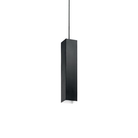 SKY SP1 závěsné svítidlo 1x GU10 LED 7W 610lm 3000K hranaté IP20, černé 4