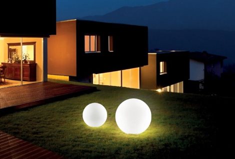 SOLE PT1 venkovní stojací lampa 1x E27 60W bez zdroje 40cm IP20, bílá 5