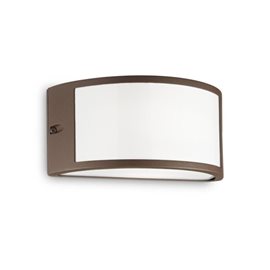 REX-1 AP1 venkovní nástěnné svítidlo 1x E27 60W bez zdroje 25cm IP44, hnědé