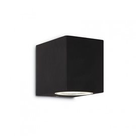UP AP1 venkovní nástěnné svítidlo 1x G9 15W bez zdroje 8cm hranaté IP44, černé